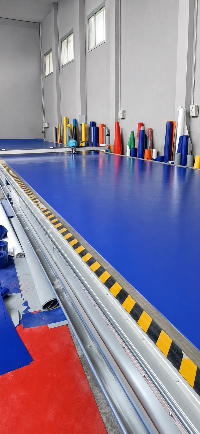 PVC Fabric Cutting